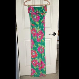 LILLY PULITZER MAXI DRESS SIZE XS